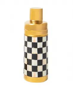 Коктейльный шейкер Courtly Check 3260 Mackenzie-Childs, белый/черный