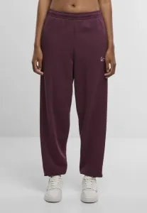 Небольшие фирменные спортивные штаны базового размера. Karl Kani, Dark Red