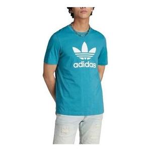 Футболка adicolor classics trefoil tee 'turquoise' Adidas, мультиколор