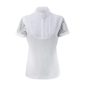 Футболка женская для соревнований по верховой езде Start Patricia с каймой из кружева