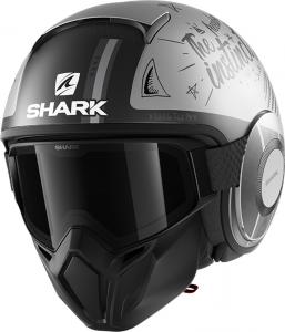 Shark street-drak tribute rm jet helmet, Gray Matt