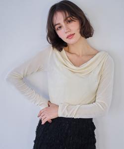 Прозрачный драпированный топ Noela, цвет Yellow