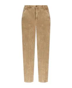 Джинсы с высокой талией Moschino, бежевый