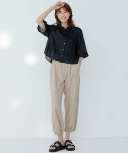 Брюки из полиэстер-вискозной саржи Suite L, цвет Beige [033]