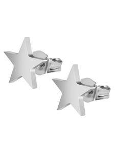 Adeliás Женские серьги - Серьги-гвоздики из нержавеющей стали серебристого цвета