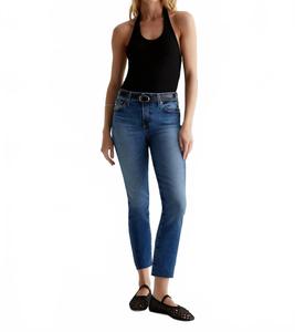 Джинсы Mari Crop в синем цвете AG Jeans