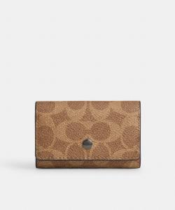 Чехол для ключей с пятью кольцами, фирменный, из холста.