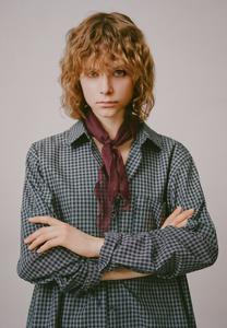 Шарф PULL&BEAR Foulard, Dark Red