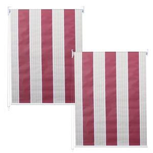 Рулонная штора MCW D52 (2er-Set), бежевый - красный - белый