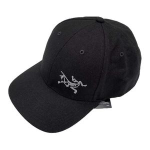 Шерстяная бейсболка мужская черная Arcteryx