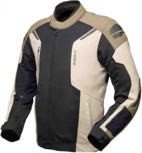 Мотоциклетная куртка Modeka Khao Air II 2 Black Sand Khaki, водонепроницаемая, сетчатая, с защитными вставками, размер L, 4-Black Sand Khaki