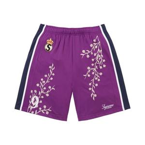 Шорты Supreme Floral Soccer Short, Purple
