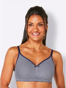 Удобный бюстгальтер без косточек в розово-белом и темно-сине-белом цветах WITT WEIDEN