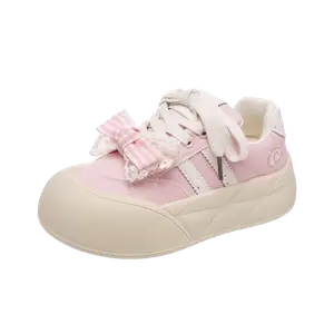 JimiXiong Женские скейтерские кроссовки розовые, цвет Pink