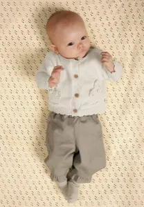 Кардиган прямого кроя Lil' Atelier, Coconut Milk