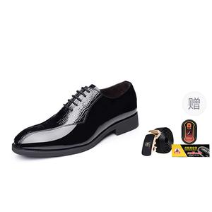 LAORENTOU Мужские туфли черные на низком каблуке с подкладкой из черного флиса, цвет [Gift Set]Black Fleece-Lined