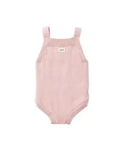 Детский вязаный комбинезон для мальчиков Baby Boys Knit Bubbysuit COTTON ON, коричневый/бежевый