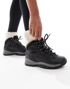 Ботинки Columbia Newton Ridge Plus черного цвета