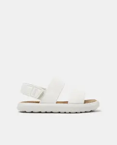 Женские босоножки на плоской подошве Кожа Pelotas Flota Camper, белый