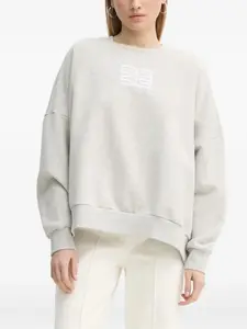 Толстовка с вышитым логотипом Gestuz, серый