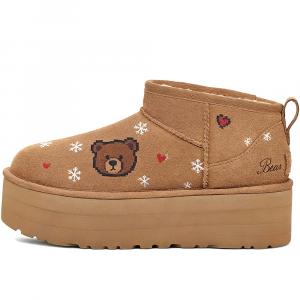 UGG Van Gogh Genesis, Snowflake Bear Snow Boots Unisex