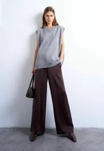 Брюки mit weitem beinschnitt tsnana Topshop, Burgundy