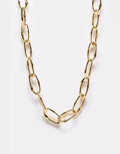 Винтажное колье-цепочка унисекс из золота Reclaimed Vintage