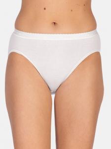 Трусы-Миди, 5 пар трусов Nina Von C., белый