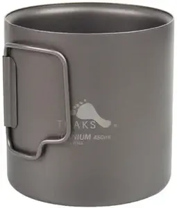 Титановая кружка двойной стенки 450 мл TOAKS, Titanium