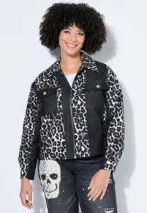 Джинсовая куртка steppfutter с эффектом набивки Angel Of Style, Black