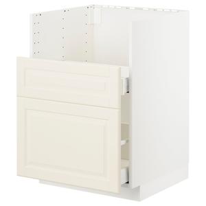 Напольный шкаф под мойку TALLSJÖN, white/Bodbyn off-white, 60x60 cm, Metod / Maximera IKEA