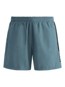 BOSS Плавки с изображением дельфина, синие