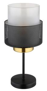 Настольная лампа Globo прозрачный, черный диаметр/высота: 18/40 см