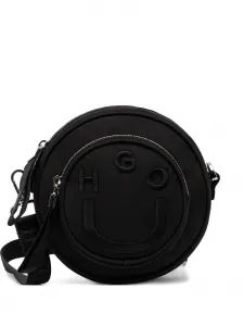 Мини-сумка с вышитым логотипом Happy Hugo, черный