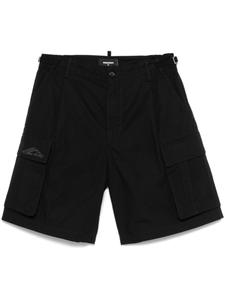 DSQUARED2 шоры карго из рипстопа, черный