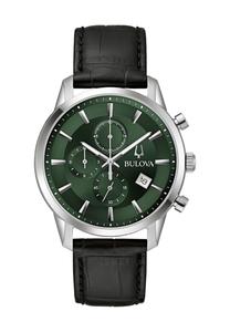 Мужской хронограф 96Б413 BULOVA, зеленый