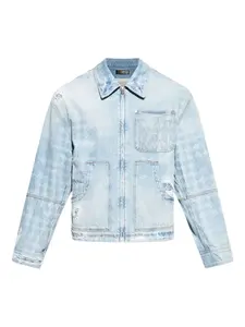 Джинсовая куртка с эффектом потертости AMIRI, синий