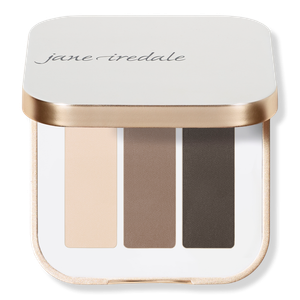 Тени для век PurePressed Eye Shadow Triple jane iredale, Riverstone (matte soft cream, matte mushroom, matte smoky greige)