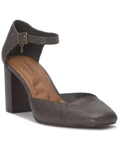 Женские туфли Kanira с квадратным носком и наборным каблуком Lucky Brand, коричневый