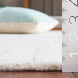 Ковер SAFAVIEH, 69 x 275 см, коллекции Ebony - ковер-дорожка, Grey/Ivory, геометрический рисунок, идеален для помещений с высокой проходимостью в гостиной, спальне, столовой (EBN132F)