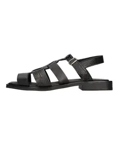 Плоские кожаные сандалии Le Bohãmien, черный