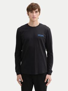 Лонгслив regular fit 1043909 Tom Tailor Denim, черный