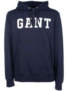 Gant худи с логотипом, синий