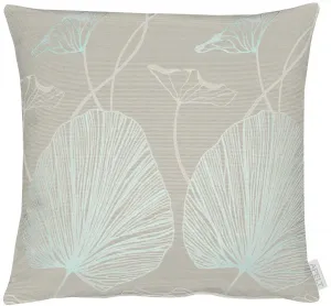 АПЕЛЬТ декоративная подушка "Нора", чехол на подушку с наполнителем, 1 шт APELT 45х45 см, серый