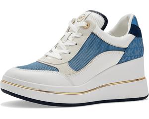 Женские кроссовки MICHAEL Michael Kors Emmy Wedge Trainer, French Blue Multi