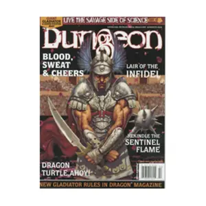 Журнал #96 "Blood, Sweat & Cheers, Gladiator Poster Map", Dungeon Magazine #051 - #100