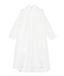 Платье-рубашка из хлопкового поплина