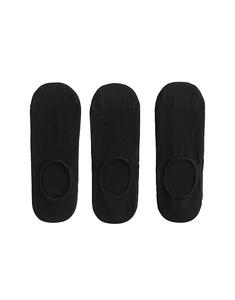 3 Пары спортивных носков Oysho из полиамидной смеси с высокой посадкой, невидимые, черного цвета