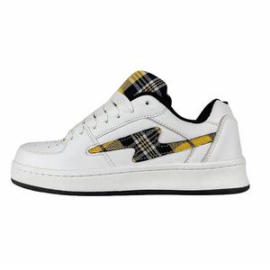 Амортизирующие устойчивые к истиранию легкие низкие женские скейтбордские кеды Medd, желтый