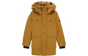 Куртка W Jorg Nw с капюшоном DIESEL, Коричнево-зелёная